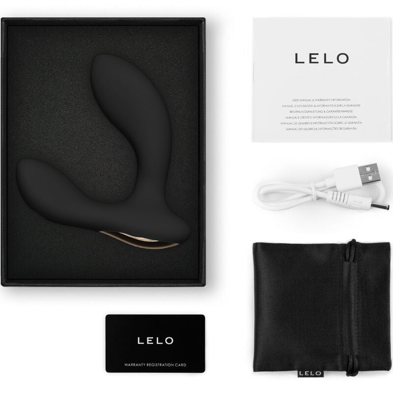 Prostatamassager mit Doppelmotor und 10 Vibrationsmodi — LELO Hugo 2