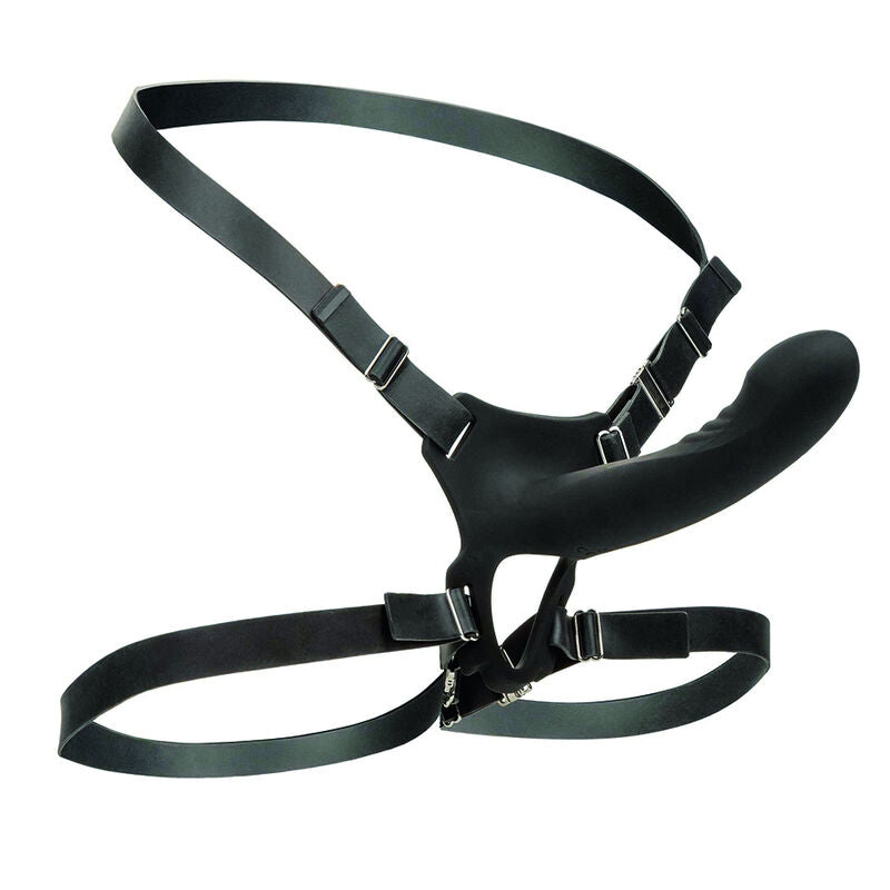 Harnais vibrant silicone avec sonde prostatique 16 cm — Boundless · Calexotics · Godes Vibrants