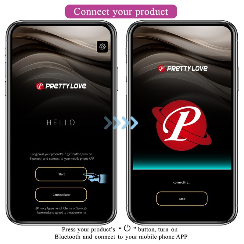 PRETTY LOVE PLUG ANAL CONTROLE PAR APPLICATION JEFFERSON VIOLET