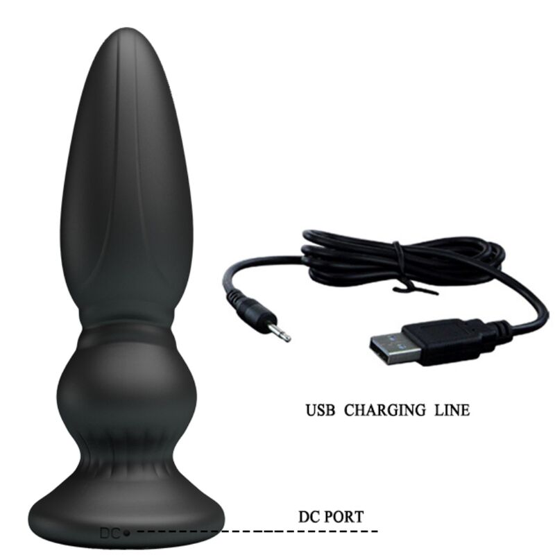 Plug vibrant 12 modes avec télécommande — autre angle