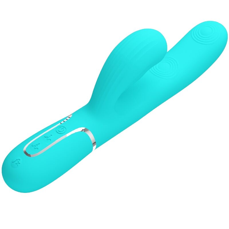 Pretty Love Perlita 3-in-1 Vibrator Aqua Green