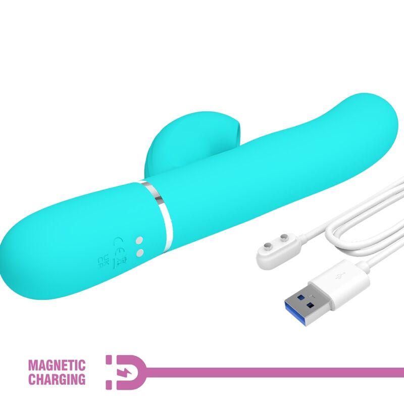 Pretty Love Perlita 3-in-1 Vibrator Aqua Green