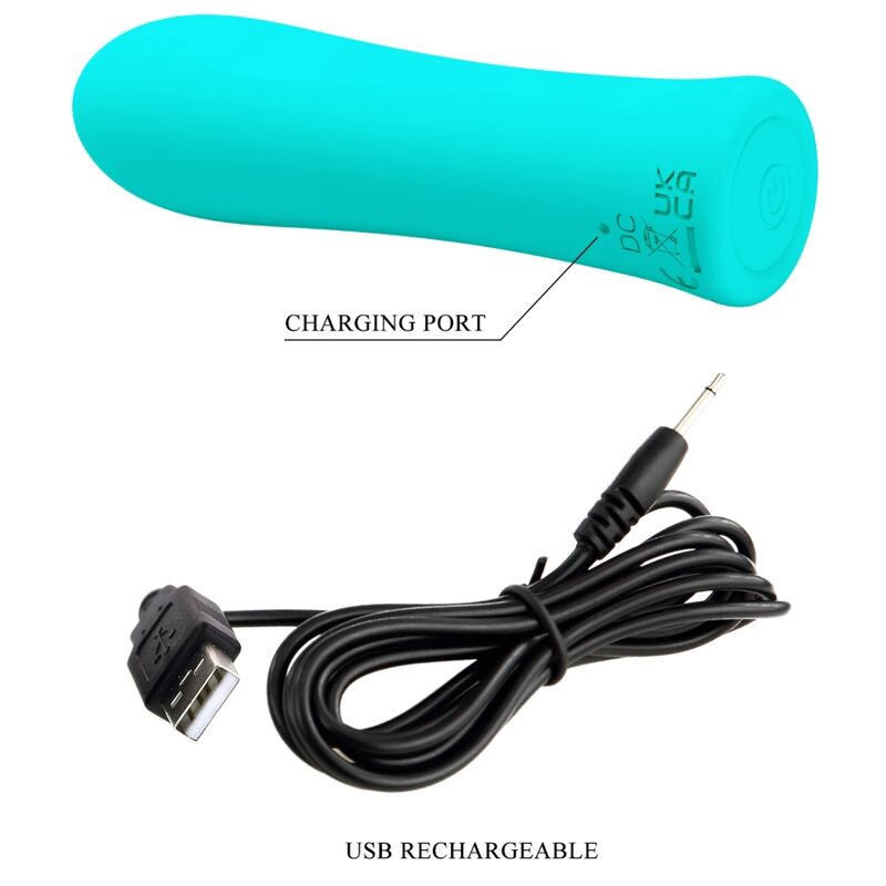 PRETTY LOVE VIBRATEUR SUPER PUISSANT ALFREDA VERT EAU