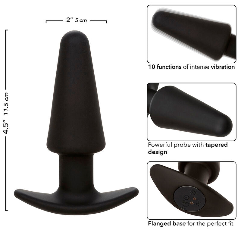 Plug vibrant effilé 10 modes — autre angle