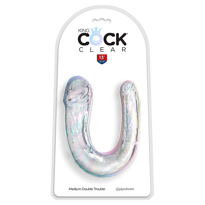 Double dong en U transparent 33 cm — emballage