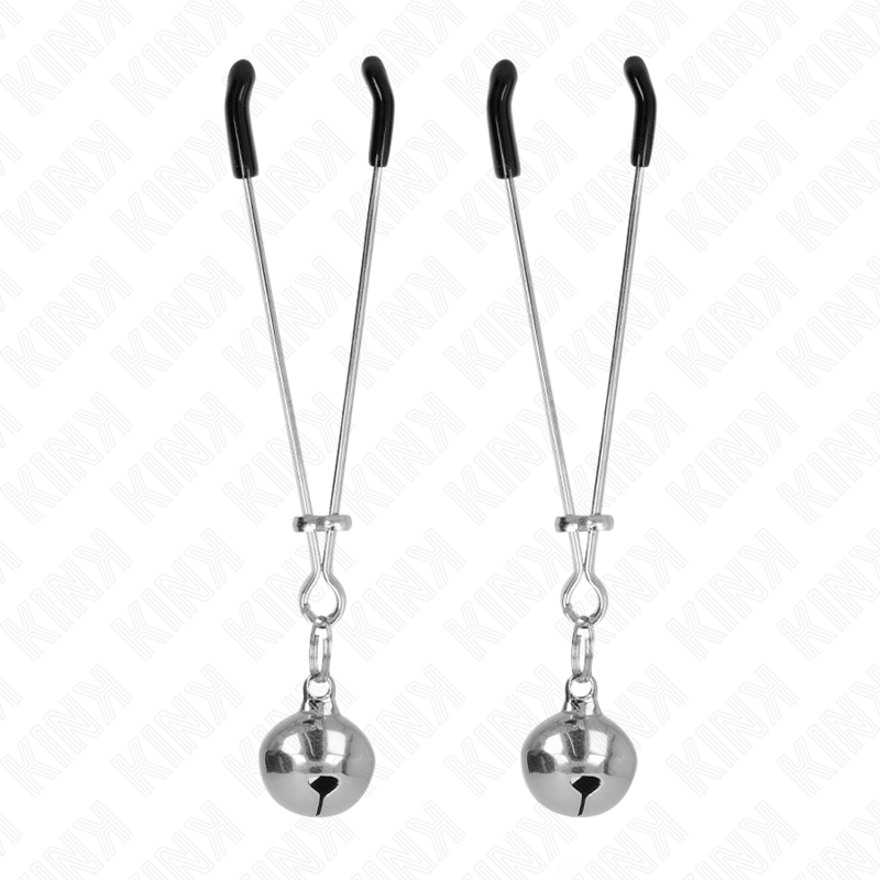 KINK - PINCES À TÉLÉPHONE MINCE CLOCHE ARGENT 7 CM · Kink Nipple Grip · Pinces à tétons