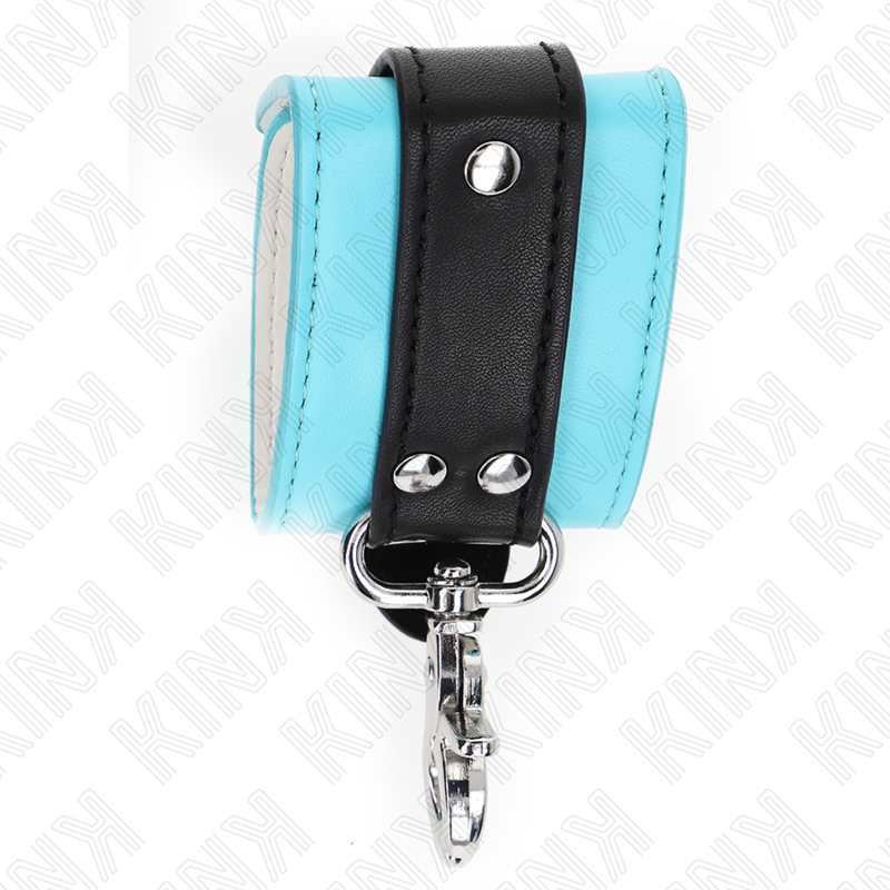 KINK APPUI POIGNETS VERROUILLABLES PREMIUM NOIR BLEU REGLABLE 21 28 CM X 55 CM