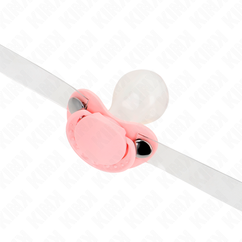 KINK GAG EN FORME DE SUCETTE ROSE 55 x 4 CM AJUSTABLE 43 60 CM