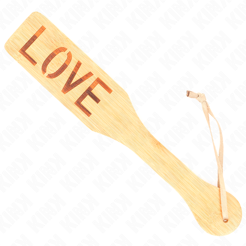 KINK PALETTE EN BAMBOU MOT AMOUR 32 X 55 CM