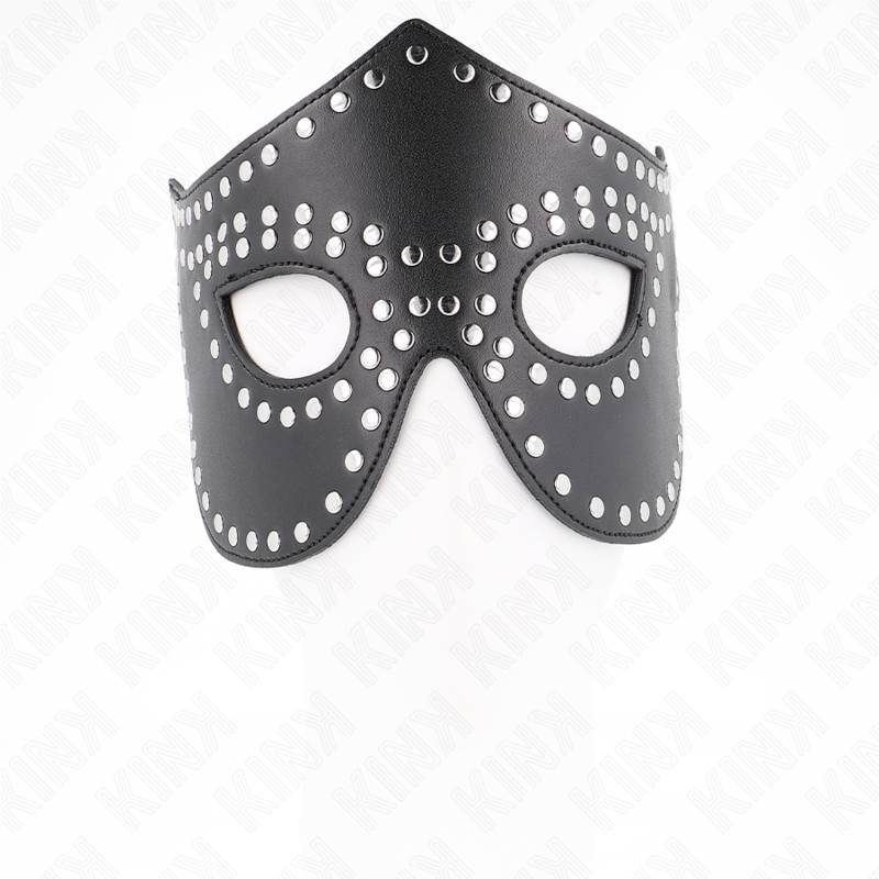 KINK MASQUE EN CUIRETTE A RIVETS MODELE 2 30 x 12 CM
