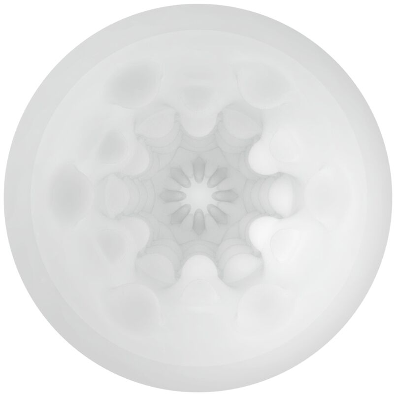 Masturbateur egg boule rotative texture picots — vue détaillée