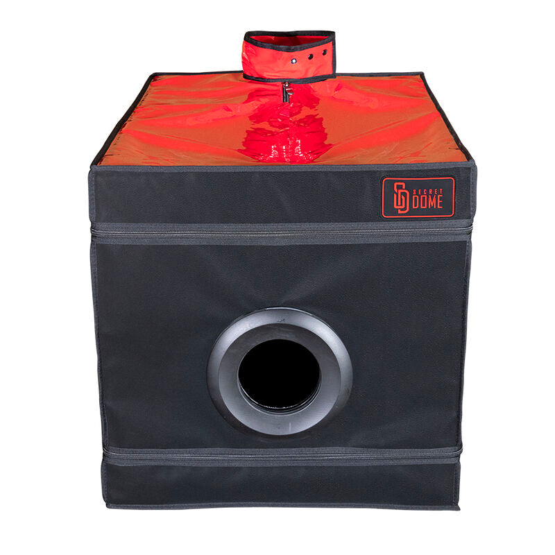 SECRET DOME KINK CLUB LA NICHE CABINE NOIR ET ROUGE