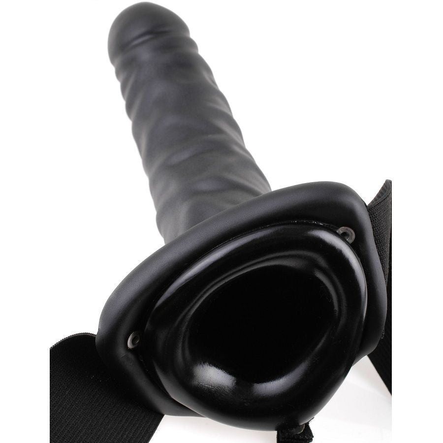 FETISH FANTASY SERIES 19 CM VIBRANT CREUX STRAP ON NOIR