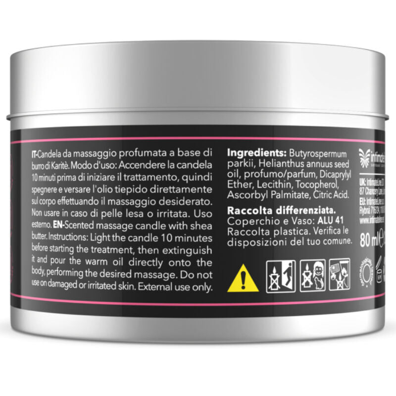 INTIMATELINE LUXURIA BOUGIE DE MASSAGE AU RAISIN