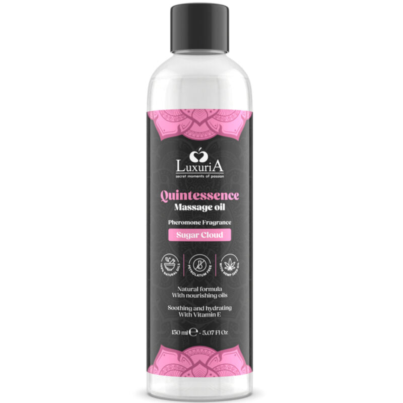 Huile de massage barbe à papa 150 ml · Intimateline · Huiles aromatisées