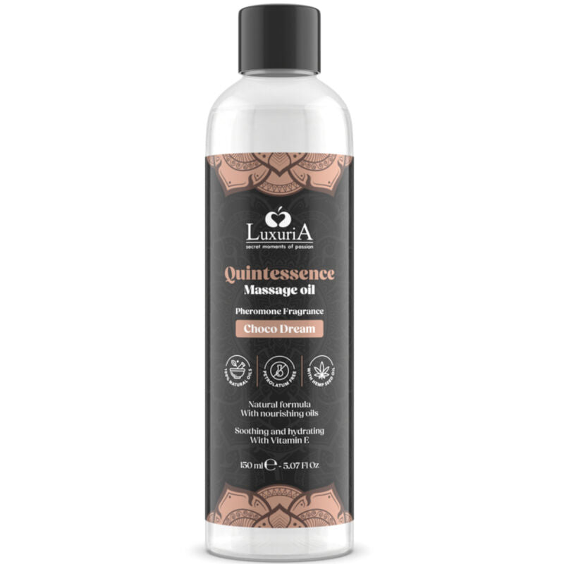 Huile de massage chocolat 150 ml · Intimateline · Huiles aromatisées