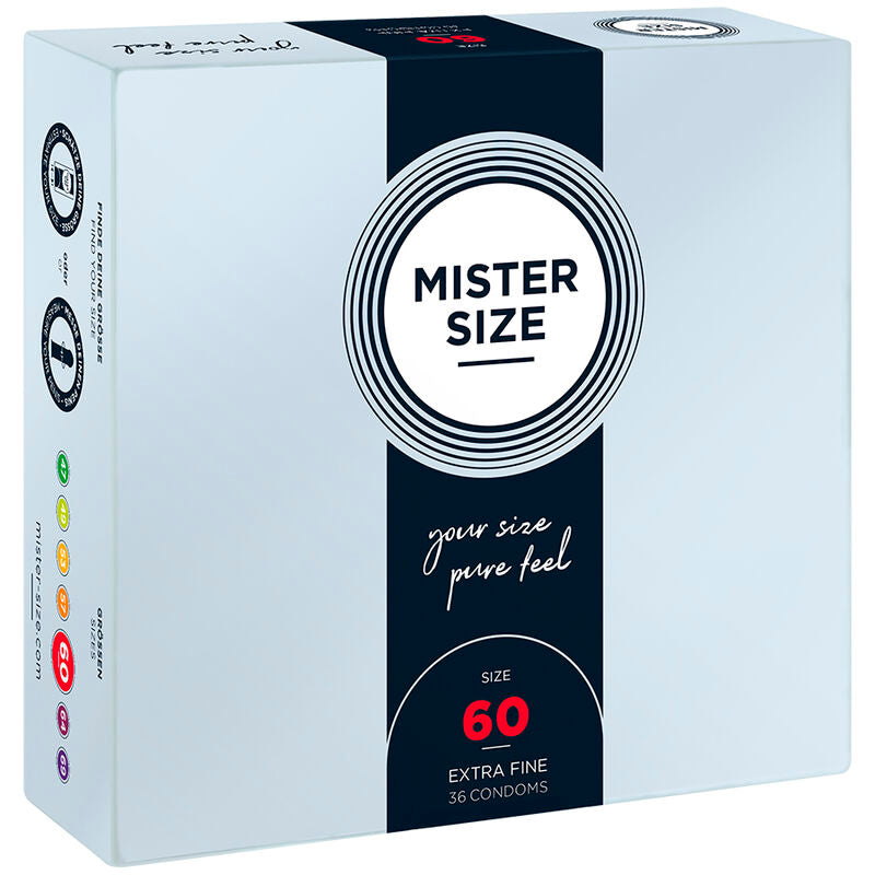 MISTER SIZE PRESERVATIF TAILLE XL 60 MM 36 UNITES