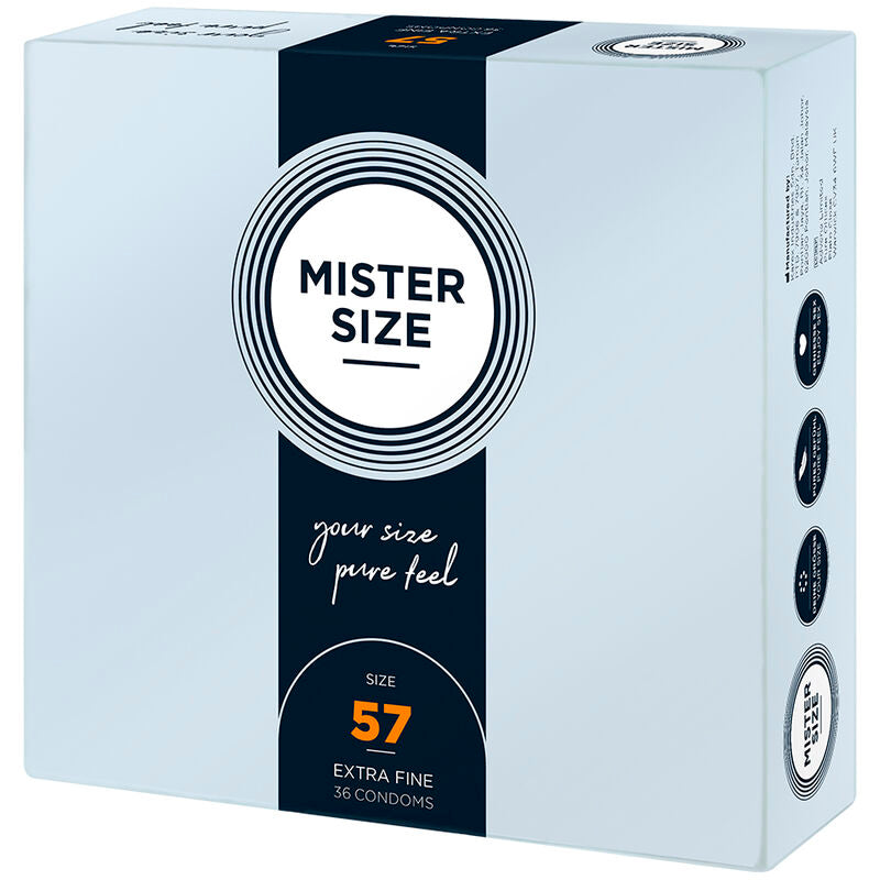 MISTER SIZE PRESERVATIF TAILLE L 57 MM 36 UNITES