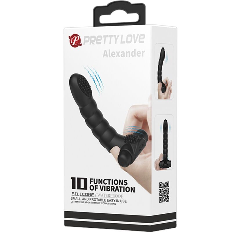 Verpackung des Pretty Love Alexander Fingervibrators