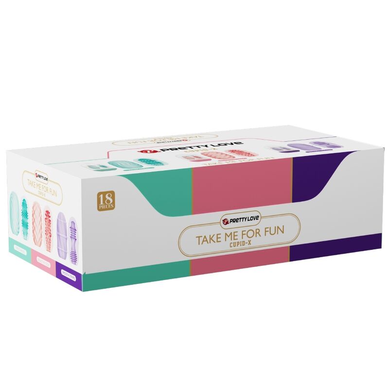 Pack 18 masturbateurs eggs 3 textures — emballage