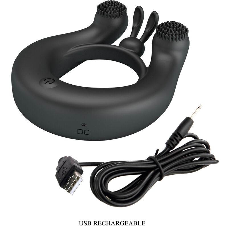 Cockring vibrant double moteur 12 modes — présentation