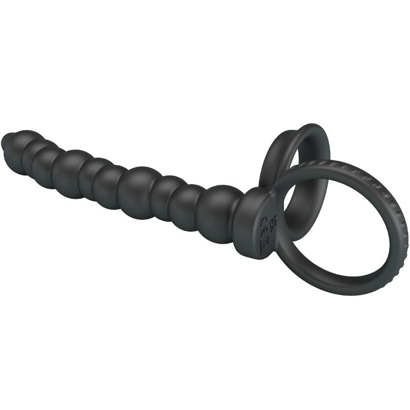 PRETTY LOVE ANNEAU PENETRANT A DOUBLE PENETRATION DILLION NOIR