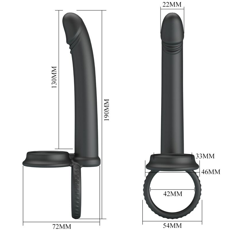 PRETTY LOVE DILLION DOUBLE PENETRATION DOUBLE ANNEAU PENAL NOIR