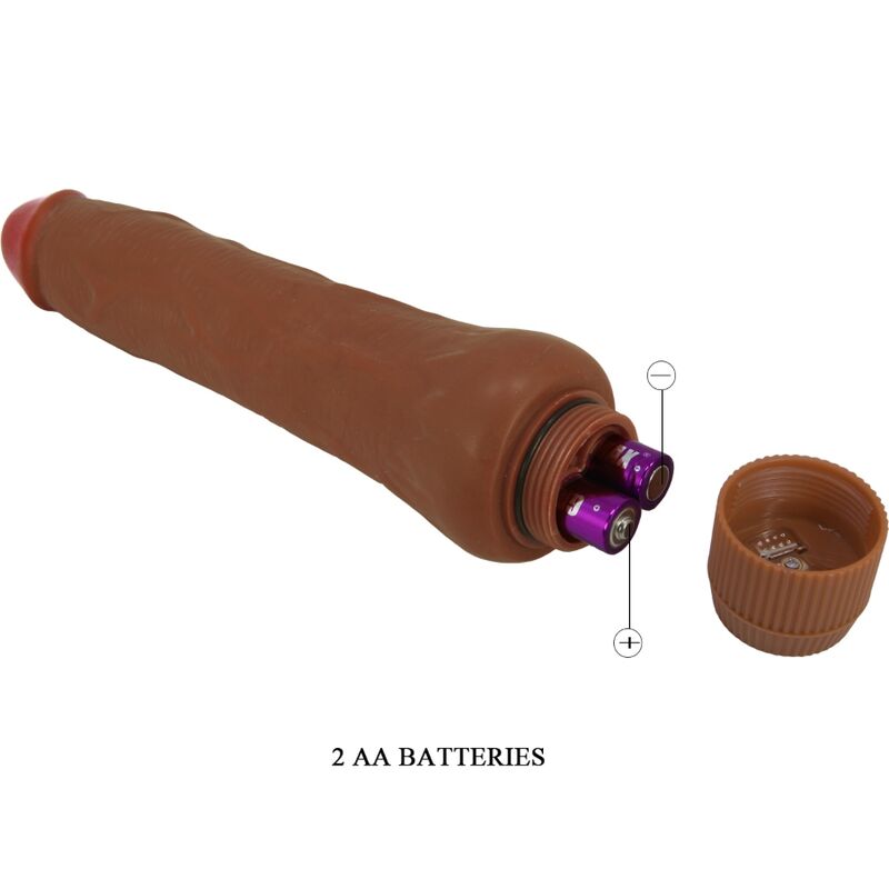 BAILE VIBRATEUR REALISTE DRYADE 25 CM MULATRE
