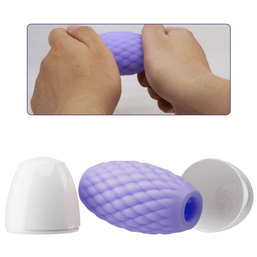 PRETTY LOVE MASTURBATEUR POUR HOMME EN SILICONE ATHENA EROS VIOLET