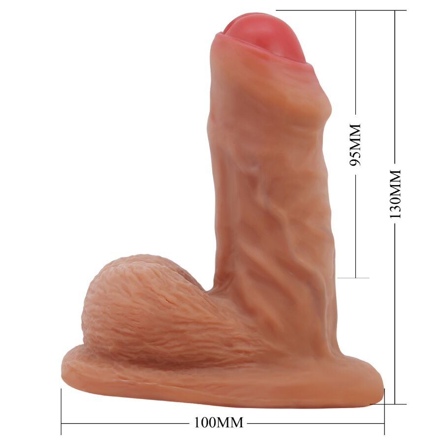 PRETTY LOVE WARNELL GODE ULTRA REALISTE ET ELASTIQUE 95 CM MULATO