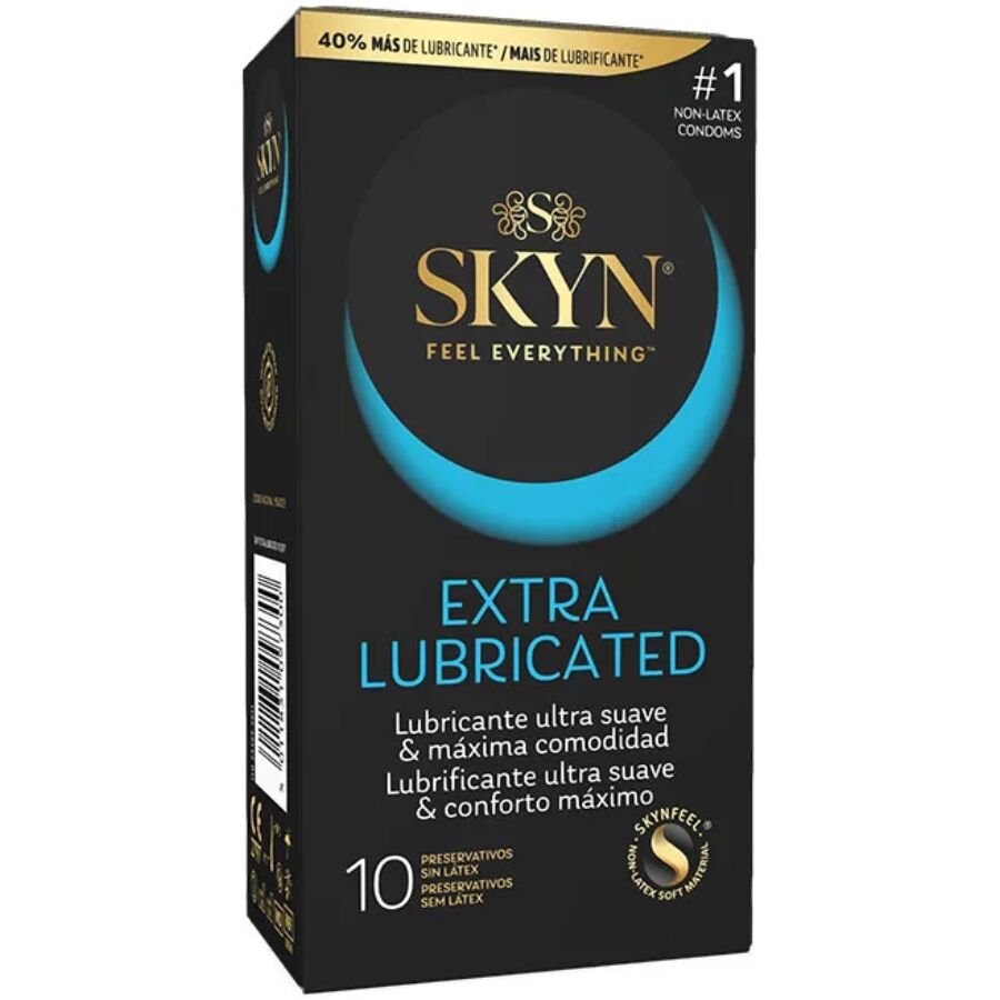 SKYN PRESERVATIF EXTRA LUBRIFIE 10 UNITES