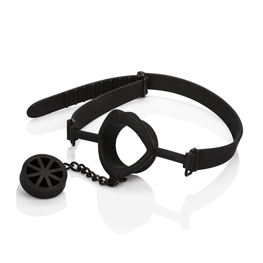 Bâillon O-ring silicone avec plug détachable — Scandal · Calexotics · Bâillons