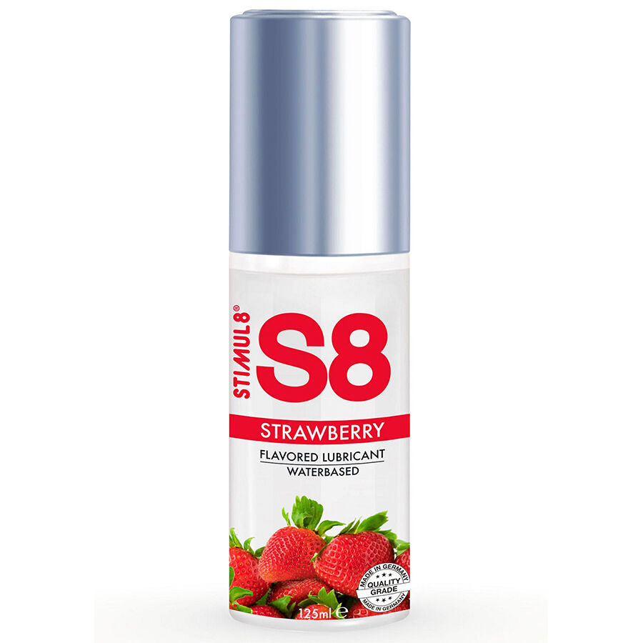 Lubrifiant aromatisé — S8 Fraise 125 ml · Stimul8 · Lubrifiants aromatisés