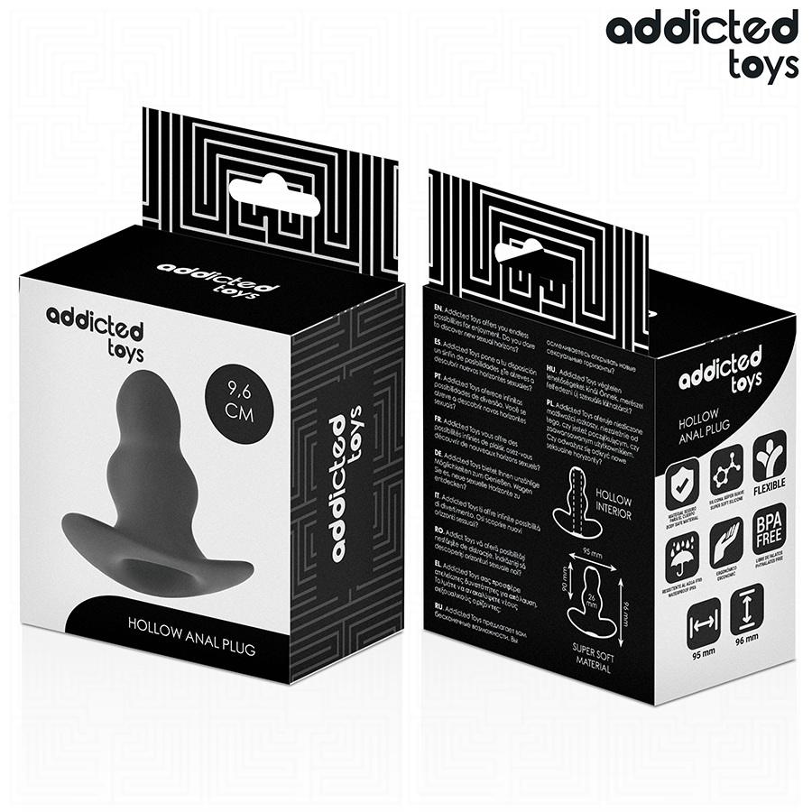Plug tunnel creux M 9,6 cm — emballage