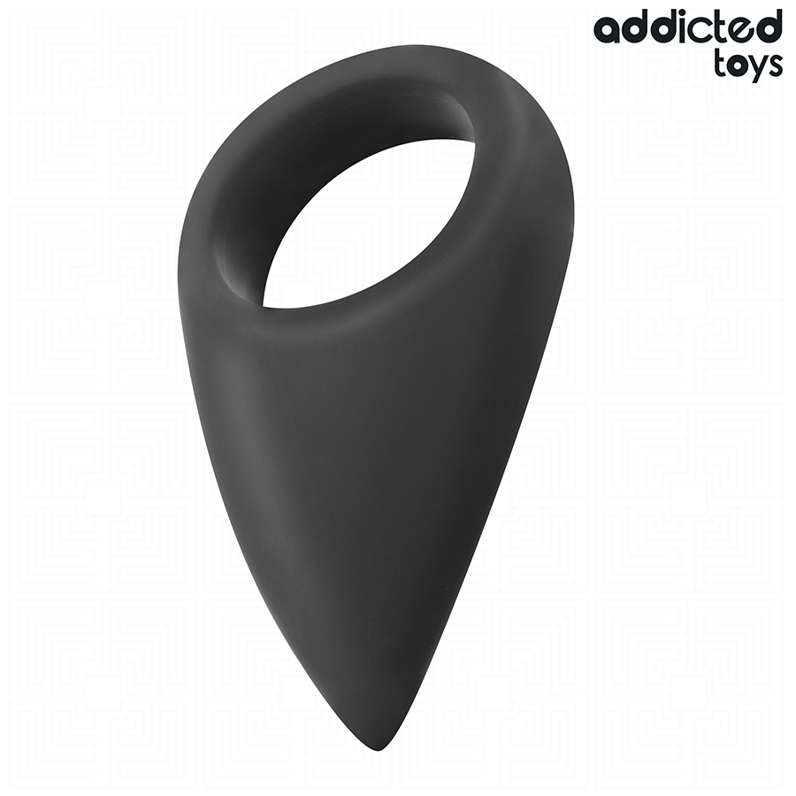 Cockring forme larme silicone — texture visible