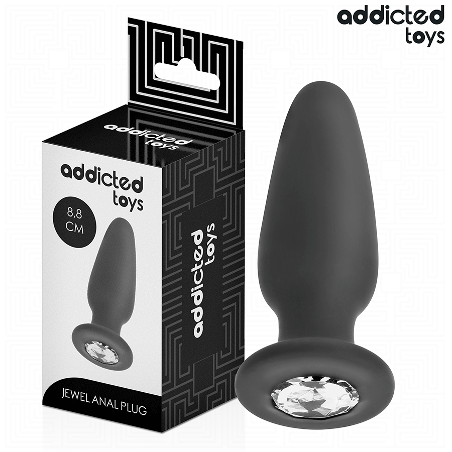 Plug bijou cristal S 3,8 cm débutant · Addicted Toys · Plugs bijoux