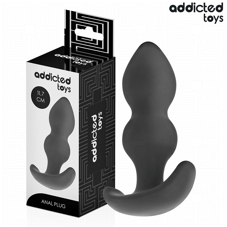 Plug anal double bulbe base flexible 11,7 cm · Addicted Toys · Plugs