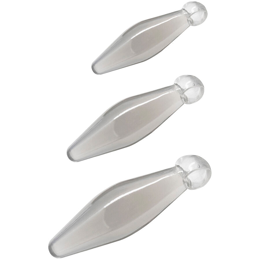TOYJOY JEU ANAL FINGER RIMMER 3 PIECES TRANSPARENT