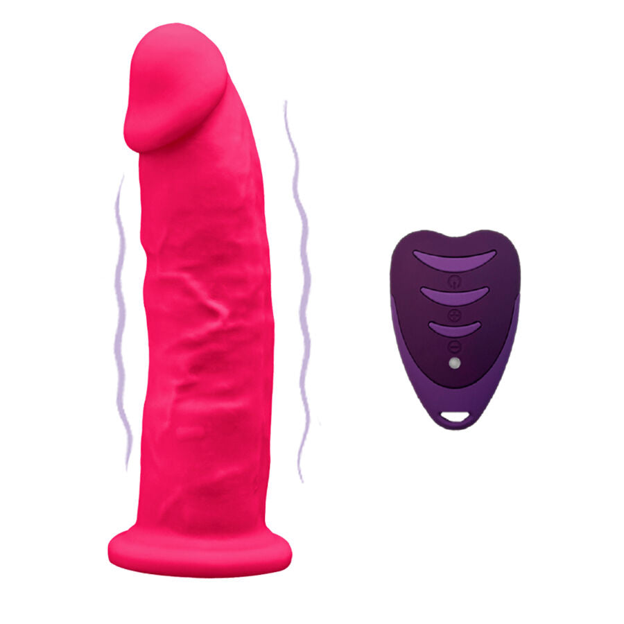 SILEXD MODELE DE PENIS REALISTE 2 ROSE TELECOMMANDE LRS 17 CM