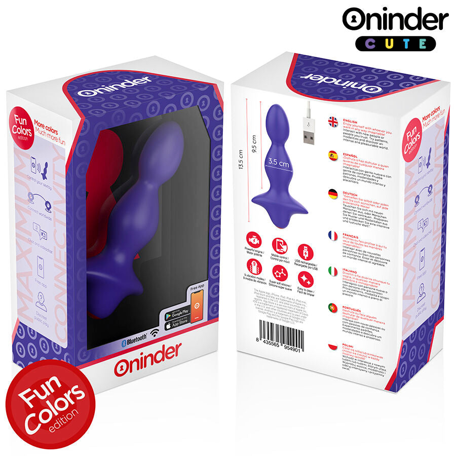 Plug vibrant connecté 9 modes — emballage
