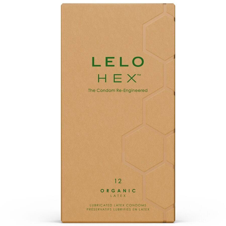 LELO HEX BOITE DE PRESERVATIFS BIOLOGIQUES 12 UNITES