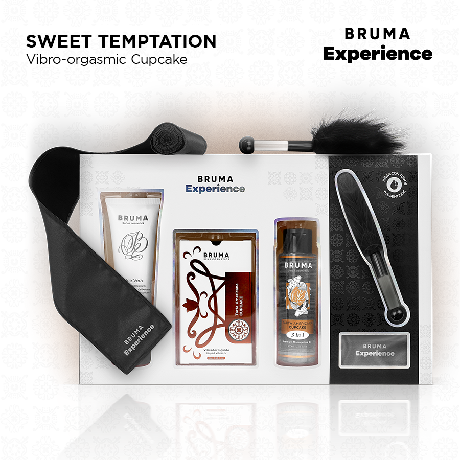 BRUMA XPERIENCE KIT TENTATION DOUCE GATEAU AMERICAIN VIBRO ORGASMIQUE