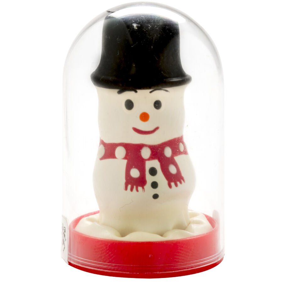 Préservatif fantaisie peint main — Bonhomme De Neige · Condomerie · PRÉSERVATIFS