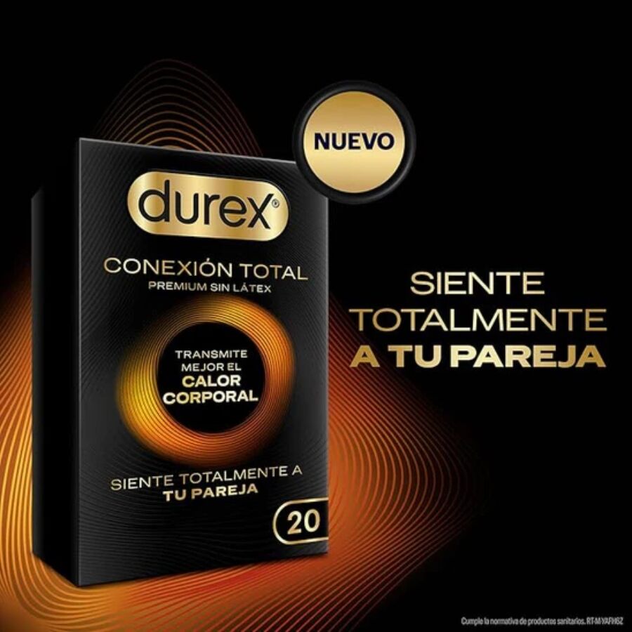 DUREX CONNEXION TOTALE ULTRA FINE PLUS SANS LATEX 20 UNITES