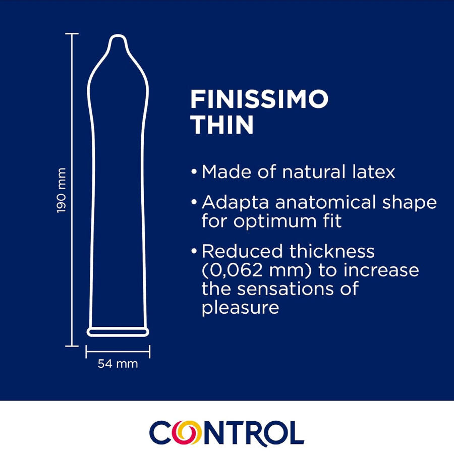 CONTROL PRESERVATIFS FINISSIMO SENSO 144 UNITES