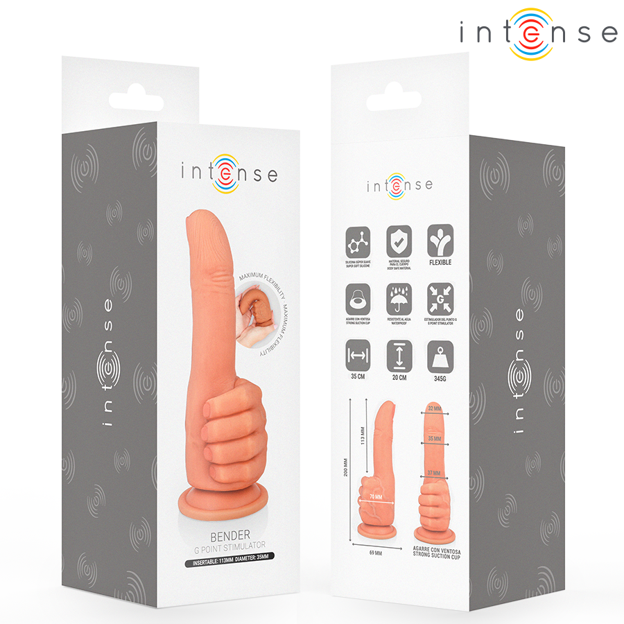 INTENSE BENDER STIMULATEUR POINT G MAIN FLEXIBLE 113 CM