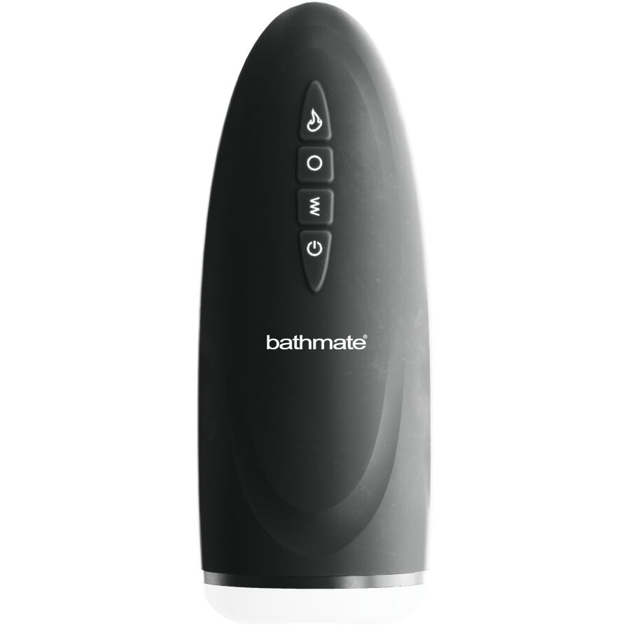 Masturbateur chauffant vibrant à rotation — vue de profil