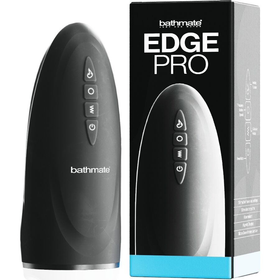 Masturbateur chauffant vibrant à rotation — Edge Pro · Bathmate · Masturbateurs Automatiques