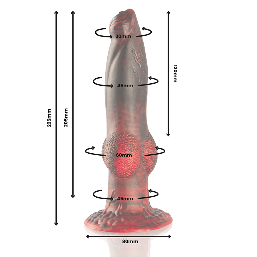 EPIC PROMETHEUS GODE TITAN EN FLAMMES TELECOMMANDE RECHARGEABLE