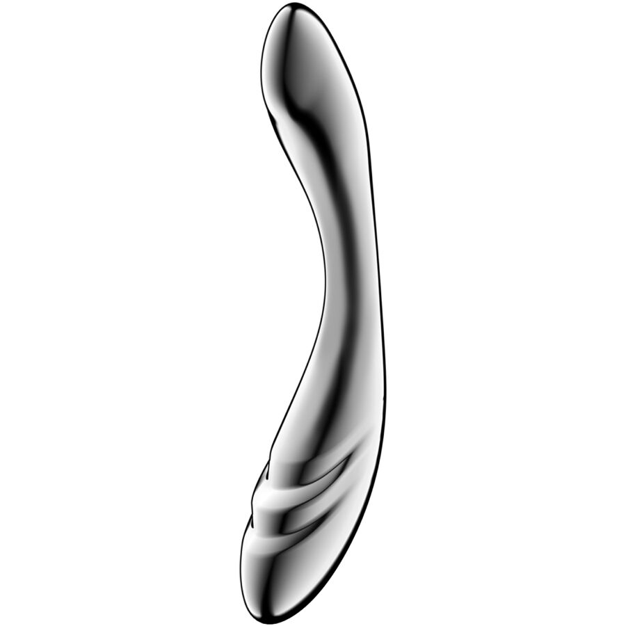 SATISFYER PURE GRAVITY 3 GODEMICHET DOUBLE EXTREMITE EN ACIER INOXYDABLE
